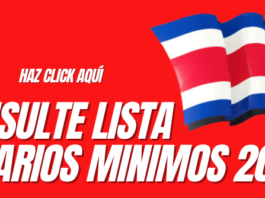 Lista de Salarios Mínimos por ocupación Año 2021 Lista Salarios Mínimos 2021 Costa Rica