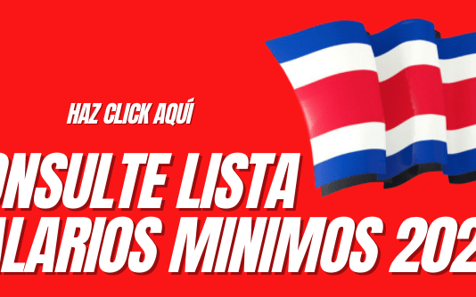 Lista de Salarios Mínimos por ocupación Año 2021 Lista Salarios Mínimos 2021 Costa Rica